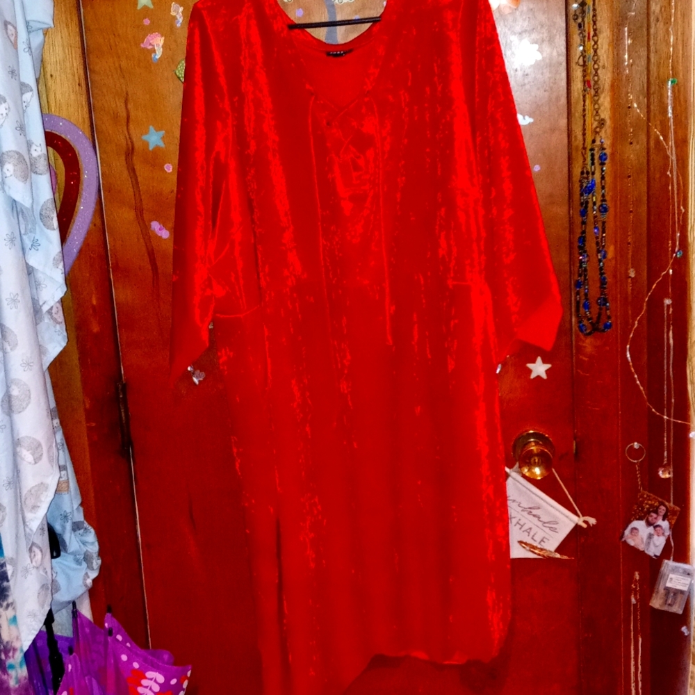 Torrid velvet devil costume dress
